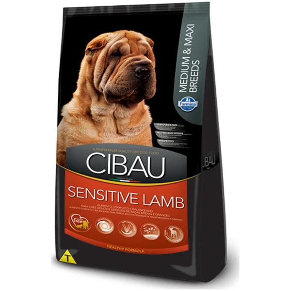 Sensitive lamb médium & maxi breeds x 12Kg - CIBAU
