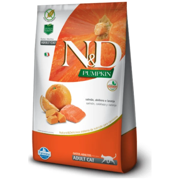 NYD PUMPKIN FELINE SALMON Y NARANJA X 1,5 KG
