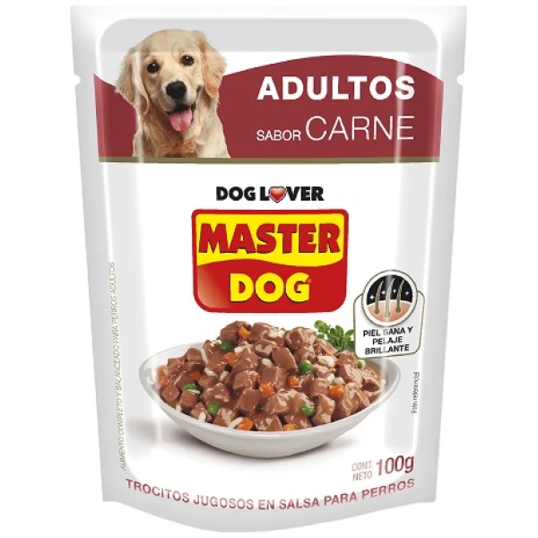 MASTER DOG ADULTO TROCITOS CARNE 100 grs