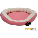 CAMA REDONDA CON COJIN Y BORDE DE FELPA MUY SUAVE