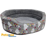 CAMA REDONDA CON BORDE Y SUAVE MATERIAL INTERIOR