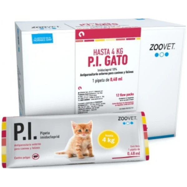 ZOOVET - PIPETA ANTIPARASITARIO EXTERNO CANINO Y FELINO