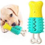 JUGUETE DENTAL P/ PERROS CON FORMA DE HELADO Y HUESO