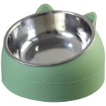 PLATO DE ACERO INOXIDABLE C/ DISEÑO DE GATITO X 200 ML