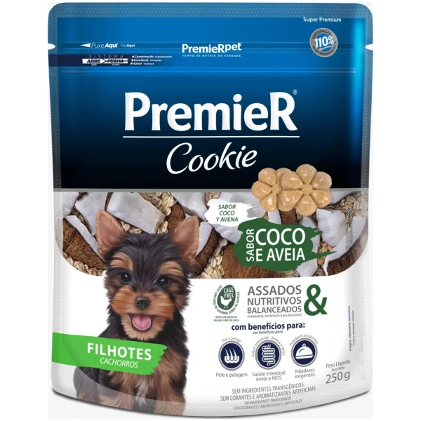 CACHORRO COCO Y AVENA - COOKIES 250 GRS - PREMIER