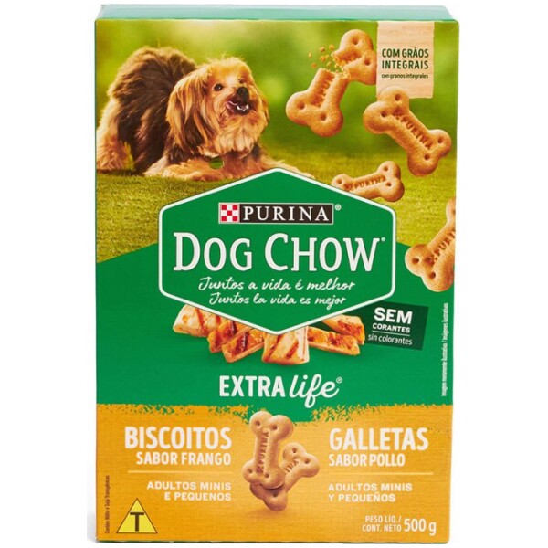 DOG CHOW GALLETAS DE POLLO M/P 500grs