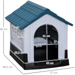 Casa p/ perro con Puerta de Transporte