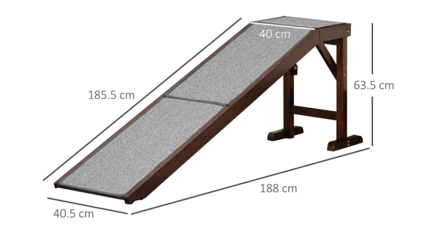 Rampa de Acceso Ajustable para Mascotas