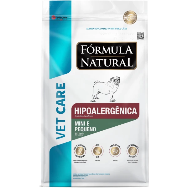 Fórmula Natural Vet Care Hipoalergénica Para Perros Mini y pequeño 2 Kg.