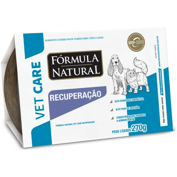 Fórmula Natural Vet Care Recuperación Perros y Gatos Paté 270 Gr.