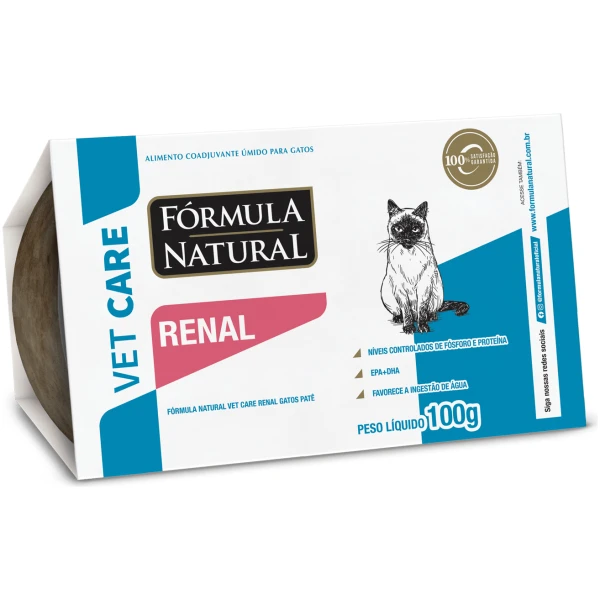 Fórmula Natural Vet Care Renal Gatos paté 100 Gr.