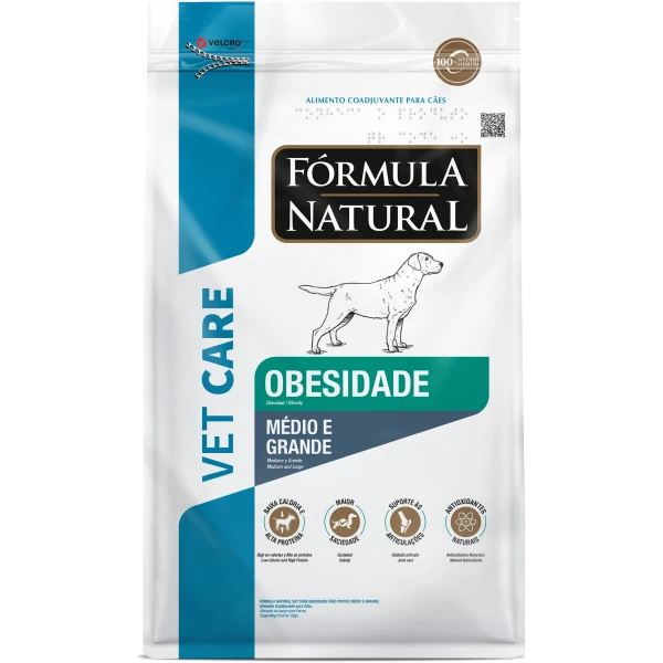 Fórmula Natural Vet Care Obesidad Para Perros Medio y Grande 10,1 Kg